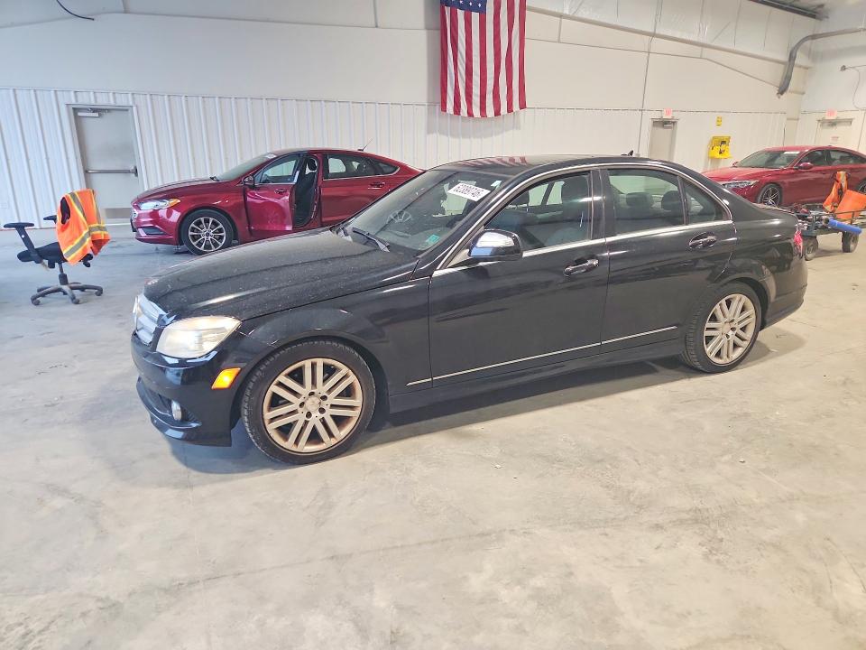 2009 Mercedes-benz C-klasse VIN WDDGF81XX9F199419 COPART salvage auction — REAR END, Nc - Salvage Certificate Of Title, sold $775 on 2026-08-10 (photo 1)