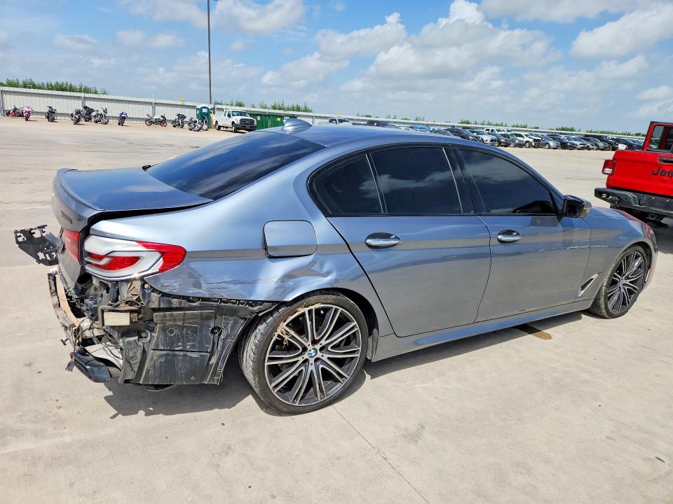 2018 BMW M5 VIN WBAJB9C51JB049205 COPART salvage auction — REAR END, Tx - Salvage Vehicle Title, sold $10,300 on 2026-08-13 (photo 3)