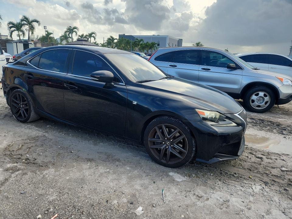 2016 Lexus Is VIN JTHBA1D25G5024409 COPART salvage auction — REAR END, Fl - Cert Of Title Slvg Rebuildable, sold $4,300 on 2026-07-17 (photo 4)