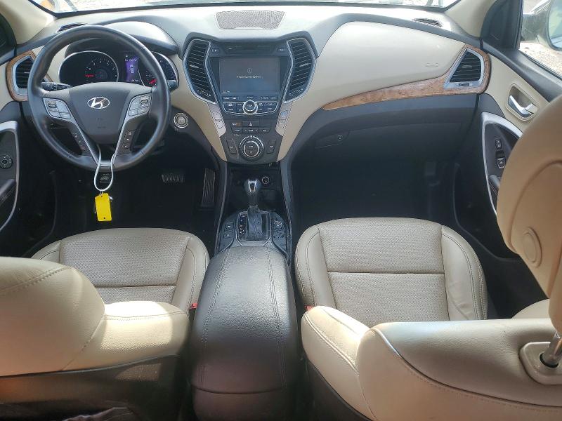 2015 Hyundai Santa fe VIN 5XYZU3LBXFG298151 COPART salvage auction — FRONT END, Tx - Salvage Vehicle Title, sold $2,800 on 2026-07-21 (photo 8)