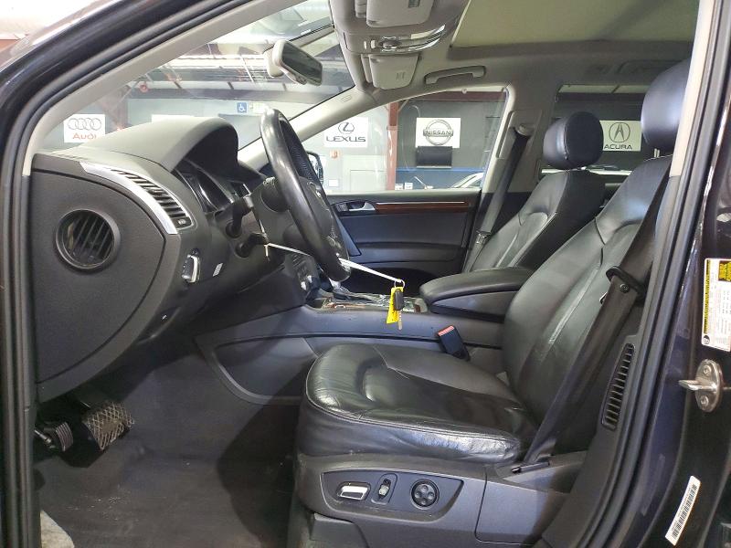 2012 Audi Q7 VIN WA1LMAFE1CD003264 COPART salvage auction — MINOR DENT/SCRATCHES, MA - CERTIFICATE OF TITLE (P), sold $1,250 on 2026-07-10 (photo 7)
