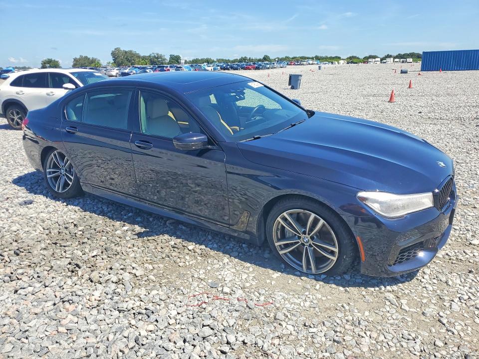2018 BMW 7er VIN WBA7F2C59JB238674 COPART salvage auction — SIDE, Fl - Certificate Of Destruction, sold $6,600 on 2026-08-04 (photo 4)