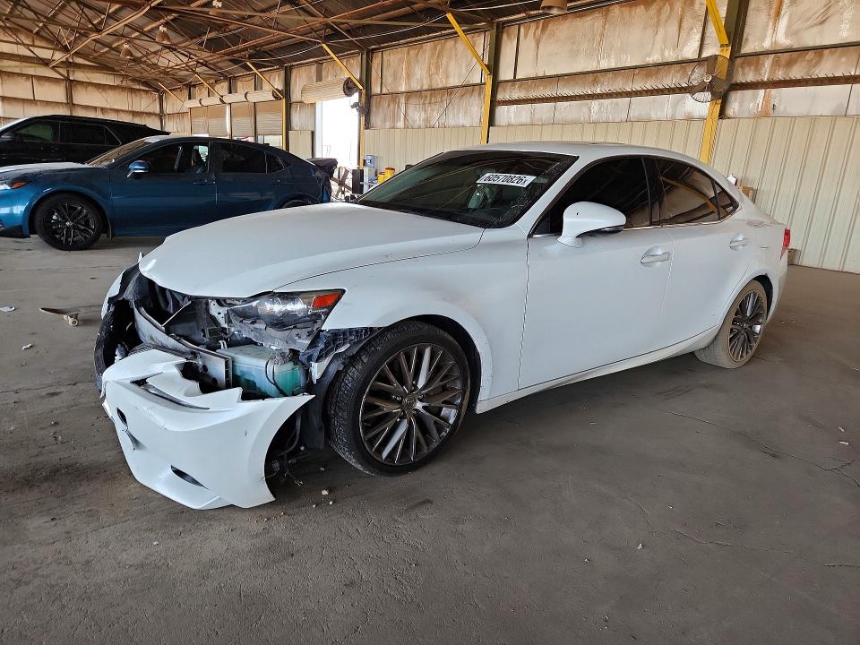 2016 Lexus Is VIN JTHBA1D25G5017234 COPART salvage auction — FRONT END, Az - Cert Of Title - Salvage, sold $4,600 on 2026-07-15 (photo 1)