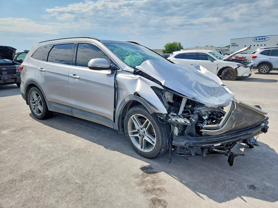 2017 Hyundai Santa fe VIN KM8SRDHF7HU229340 COPART salvage auction — FRONT END, Ok - Cert Of Title-Salvage, sold $900 on 2026-07-31 (photo 4)