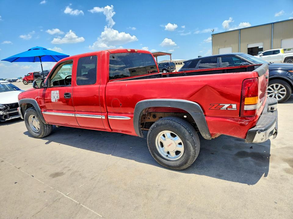 2002 Gmc Sierra 1500 VIN 1GTEK19T02E300209 COPART salvage auction — REAR END, TX - CERTIFICATE OF TITLE, sold $625 on 2026-07-09 (photo 2)