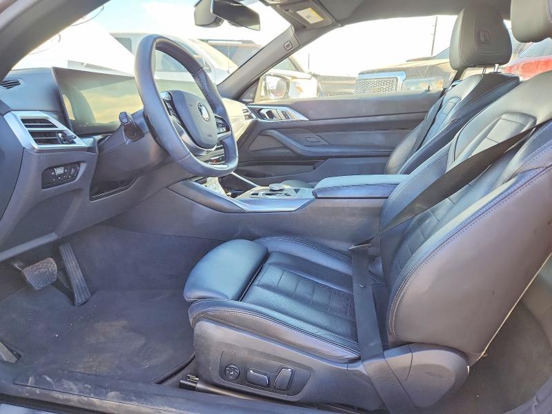 2026 BMW 4 series VIN WBA53DB02TCW61336 COPART salvage auction — FRONT END, HI - CERTIFICATE OF TITLE, sold $23,400 on 2026-07-20 (photo 7)