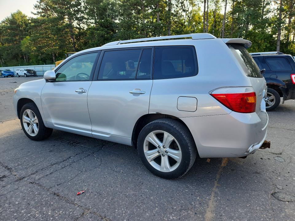 2009 Toyota Highlander VIN JTEES42A392122135 COPART salvage auction — FRONT END, Mn - Cert Of Title-Salvage, sold $250 on 2026-07-28 (photo 2)