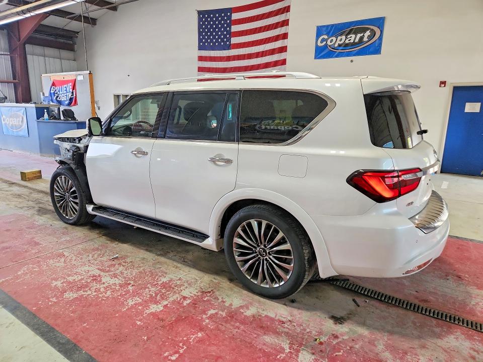 2021 Infiniti Qx80 VIN JN8AZ2BE2M9268004 COPART salvage auction — FRONT END, Ny - Mv-907A Salvage Certificate, sold $14,700 on 2026-08-17 (photo 2)