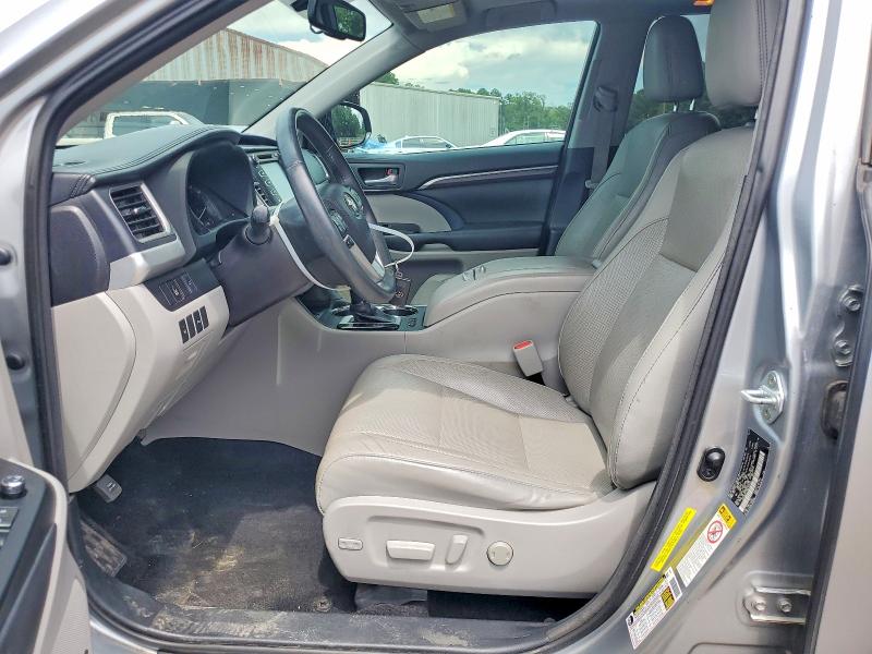 2016 Toyota Highlander VIN 5TDYKRFH3GS169161 COPART salvage auction — FRONT END, La - Cert Of Title-Salvage, sold $8,300 on 2026-07-07 (photo 7)