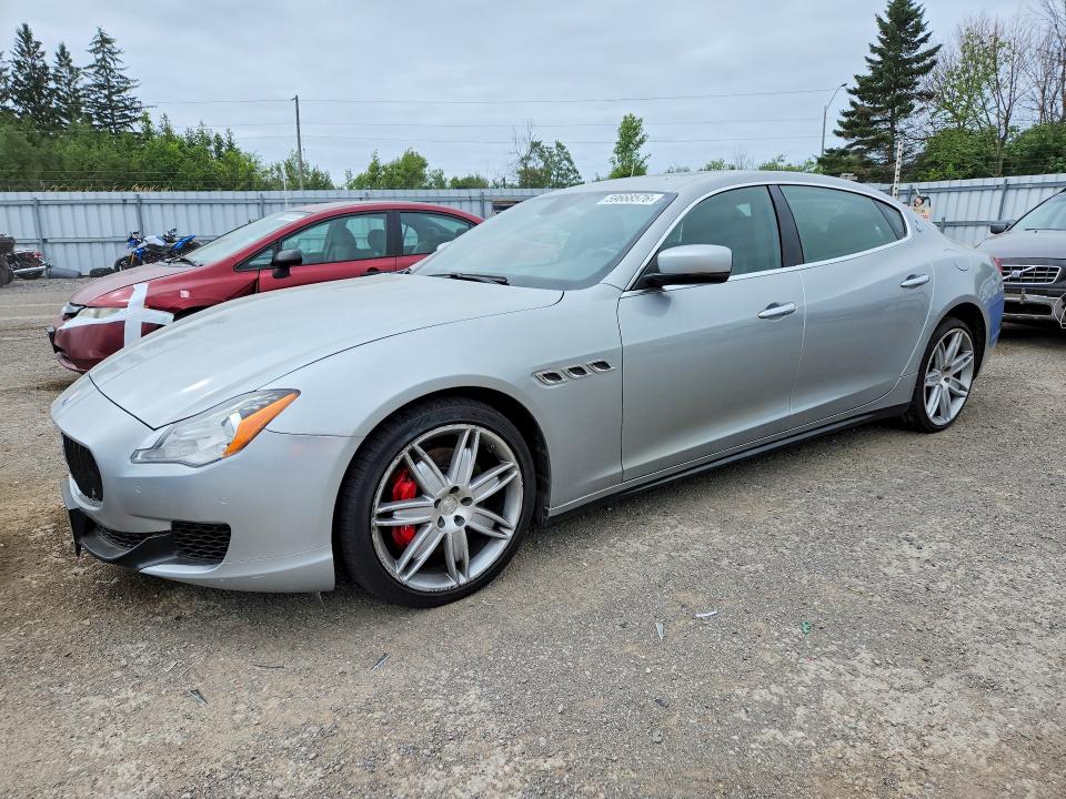 2014 Maserati Quattroporte VIN ZAM56RRA7E1079197 COPART salvage auction — MINOR DENT/SCRATCHES, On - Permit No Brand - Unfit (P), sold $4,050 on 2026-07-30 (photo 1)