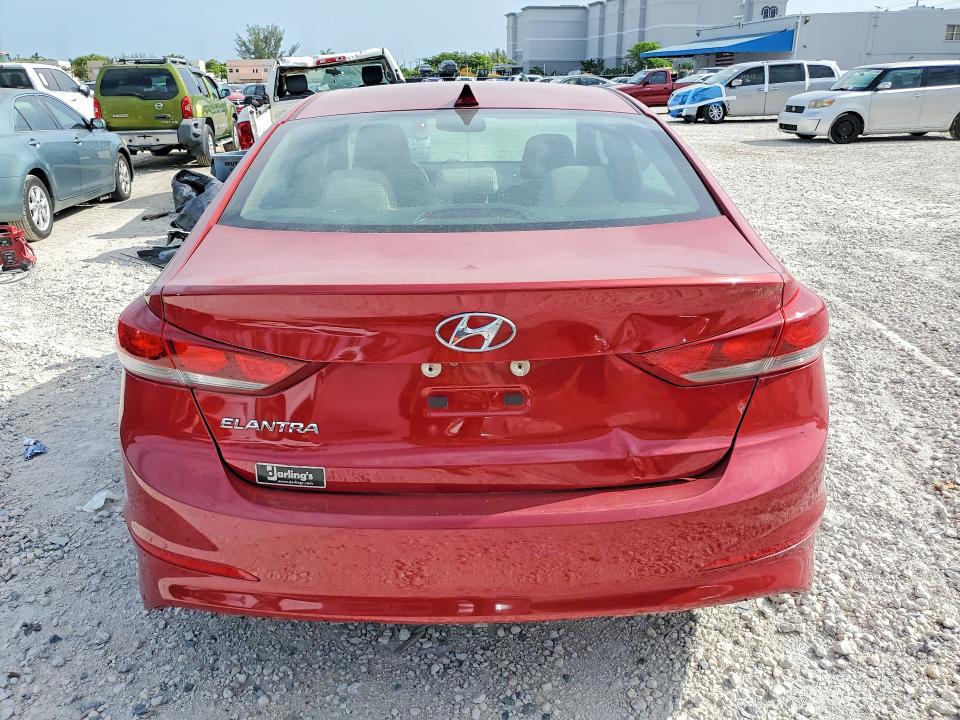 2017 Hyundai Elantra VIN KMHD84LF2HU423289 COPART salvage auction — MINOR DENT/SCRATCHES, ME - CERTIFICATE OF TITLE (P), sold $1,500 on 2026-07-28 (photo 6)