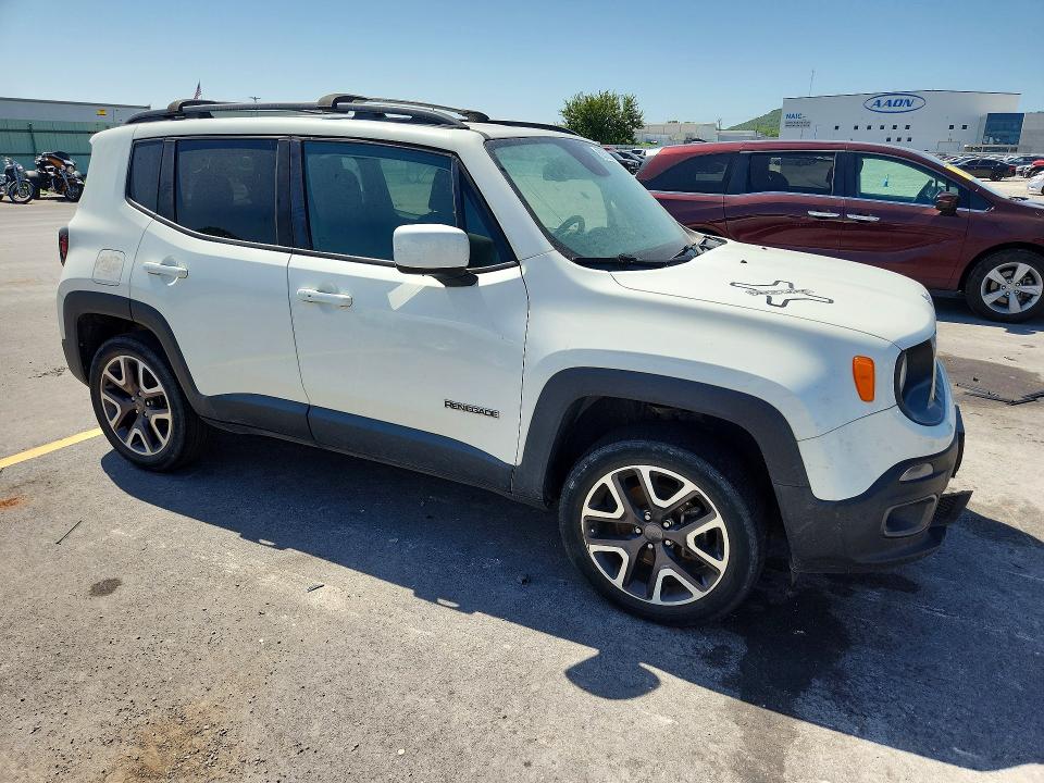 2018 Jeep Renegade VIN ZACCJBBB0JPG82555 COPART salvage auction — MINOR DENT/SCRATCHES, OK - CERTIFICATE OF TITLE, sold $4,000 on 2026-08-05 (photo 4)
