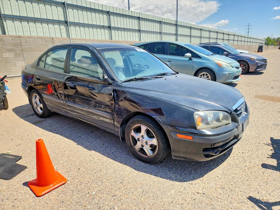 2005 Hyundai Elantra VIN KMHDN46D05U020023 COPART salvage auction — FRONT END, Nm - Cert Of Title-Salvage, sold $200 on 2026-07-20 (photo 4)