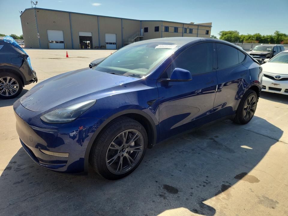 2024 Tesla Model y VIN 7SAYGDED2RF155667 COPART salvage auction — REAR END, Salvage Title, sold $13,500 on 2026-07-13 (photo 1)