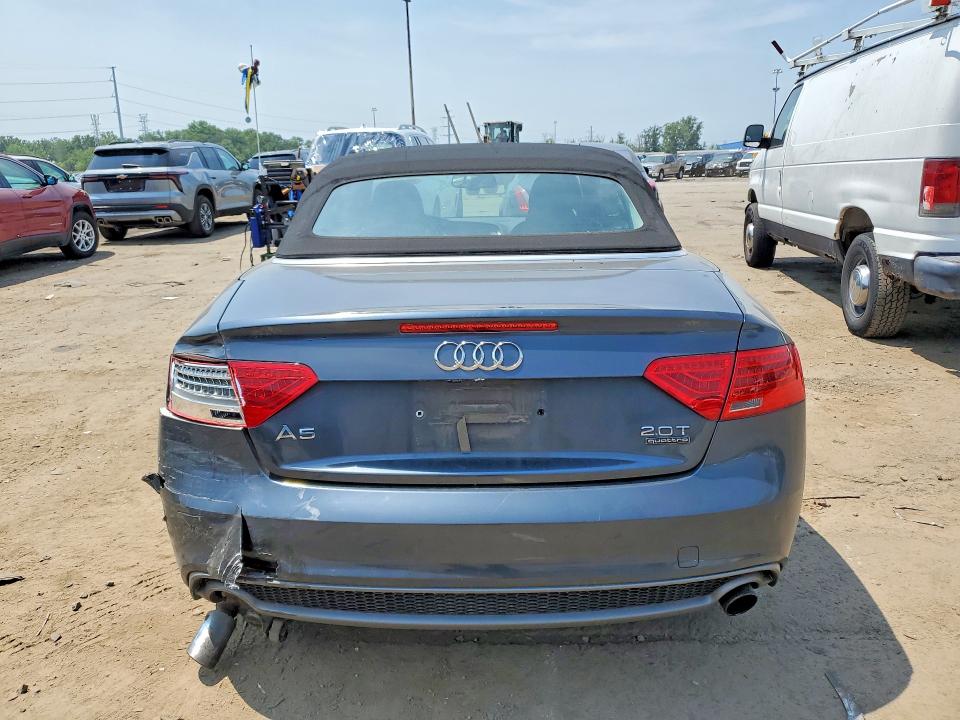 2016 Audi A5 VIN WAUM2AFHXGN003495 COPART salvage auction — REAR END, MI - CERTIFICATE OF TITLE, sold $1,850 on 2026-07-21 (photo 6)