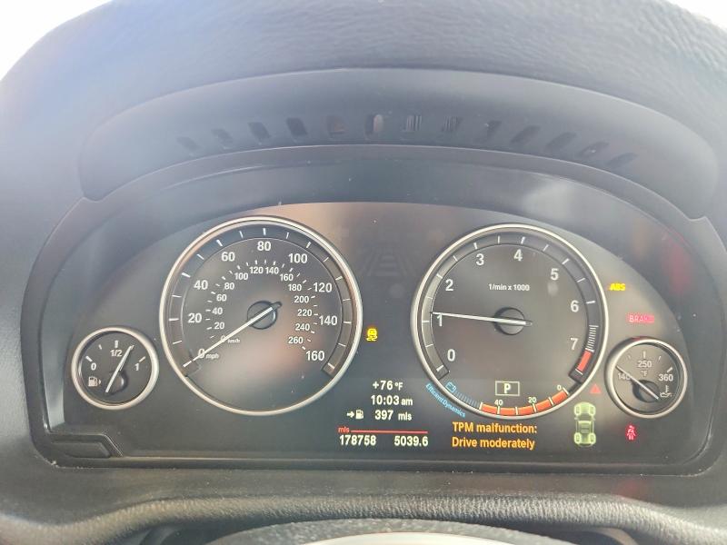 2013 BMW X3 VIN 5UXWX7C5XDL979583 COPART salvage auction — FRONT END, Ca - Salvage Certificate, sold $550 on 2026-07-30 (photo 9)