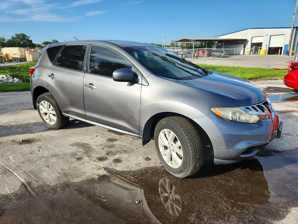 2014 Nissan Murano VIN JN8AZ1MW3EW513069 COPART salvage auction — UNDERCARRIAGE, Fl - Cert Of Title Slvg Rebuildable, sold $375 on 2026-07-21 (photo 4)