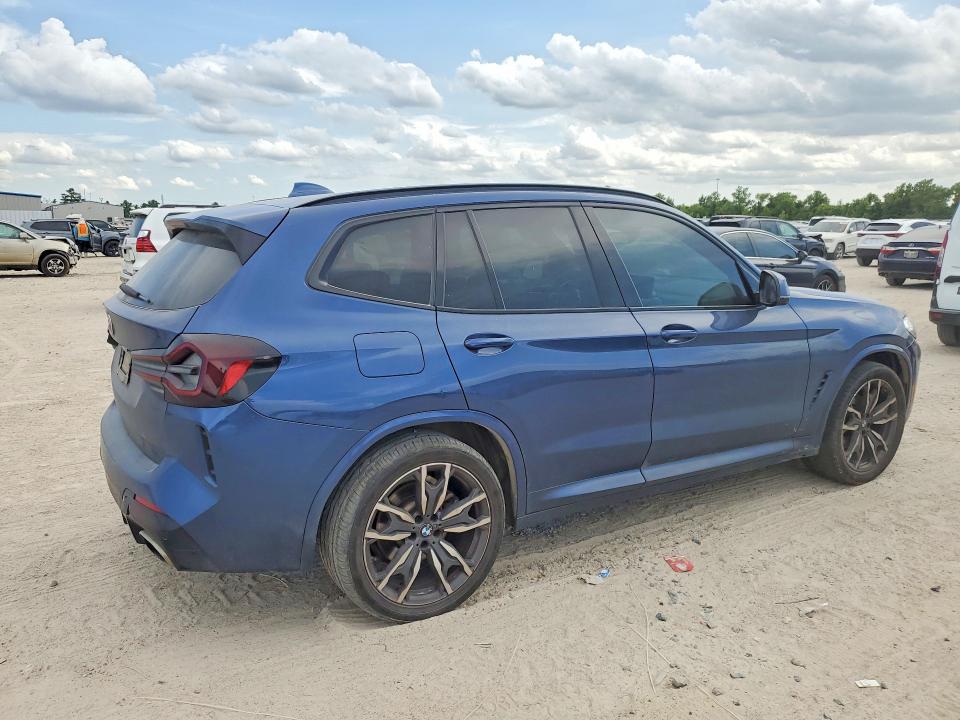 2022 BMW X3 VIN 5UX43DP0XN9K51941 COPART salvage auction — NORMAL WEAR, Tx - Certificate Of Title, sold $15,900 on 2026-07-10 (photo 3)