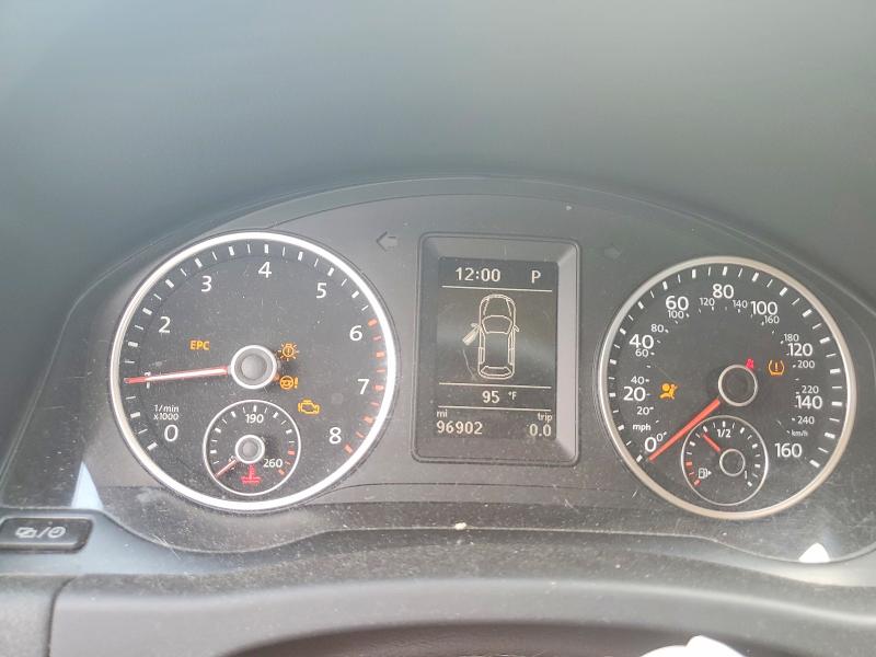2016 Volkswagen Tiguan VIN WVGBV7AX0GW085603 COPART salvage auction — FRONT END, Md - Cert Of Salvage > 75% Damage, sold $125 on 2026-07-28 (photo 9)