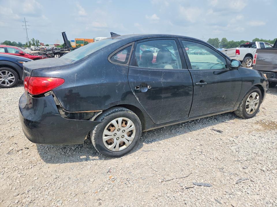 2010 Hyundai Elantra VIN KMHDU4AD8AU111433 COPART salvage auction — REAR END, OH - CERT OF TITLE-SALVAGE, sold $150 on 2026-07-28 (photo 3)