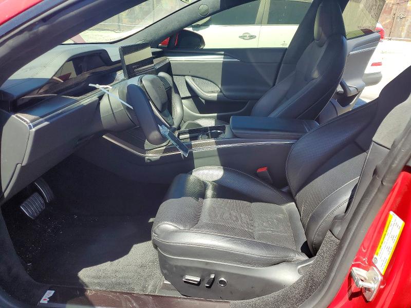 2021 Tesla Model s VIN 5YJSA1E69MF443747 COPART salvage auction — REAR END, Ca - Salvage Certificate, sold $16,600 on 2026-07-15 (photo 7)