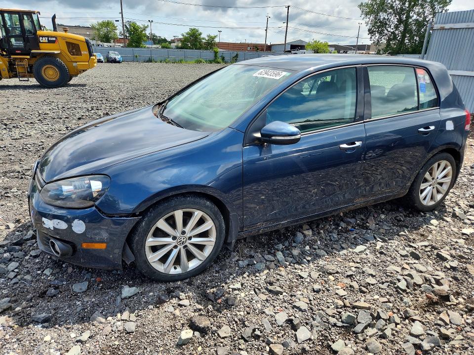 2012 Volkswagen Golf VIN WVWNM7AJ4CW160541 COPART salvage auction — FRONT END, Ma - Certificate Of Title, sold $475 on 2026-08-13 (photo 1)