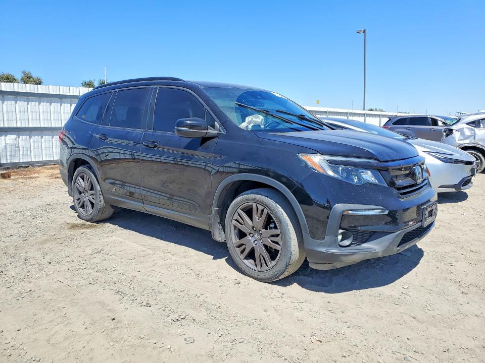 2022 Honda Pilot VIN 5FNYF5H39NB032256 COPART salvage auction — REAR END, CA - SALVAGE CERTIFICATE, sold $8,100 on 2026-09-01 (photo 4)