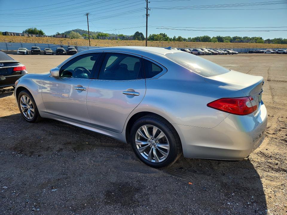 2013 Infiniti M VIN JN1BY1AR6DM602312 COPART salvage auction — HAIL, Co - Certificate Of Title, sold $350 on 2026-07-29 (photo 2)