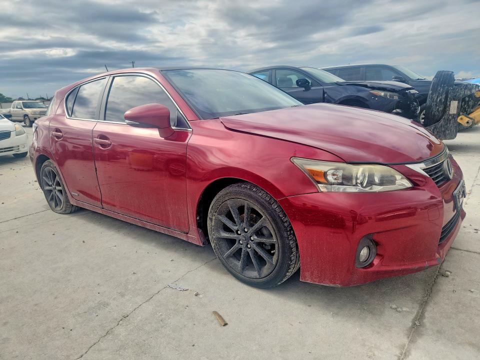 2012 Lexus Ct VIN JTHKD5BHXC2100384 COPART salvage auction — FRONT END, Tx - Salvage Vehicle Title, sold $1,650 on 2026-07-28 (photo 4)