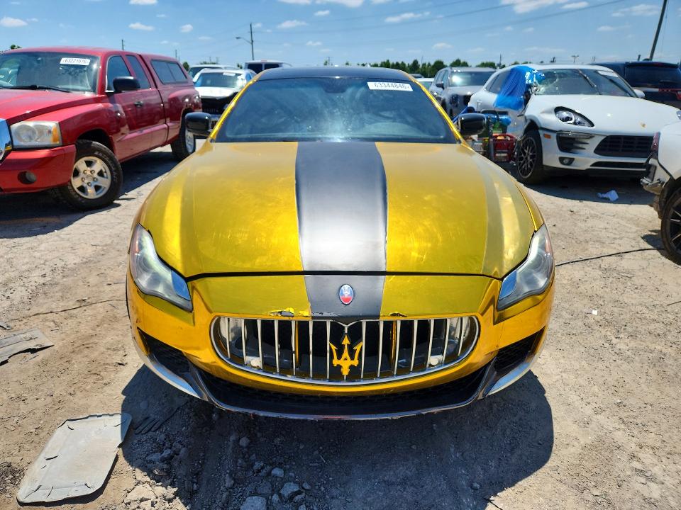 2014 Maserati Quattroporte VIN ZAM56RRA4E1106467 COPART salvage auction — NORMAL WEAR, Salvage Title, sold $1,300 on 2026-08-07 (photo 5)