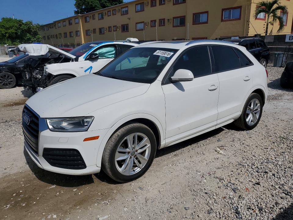 2018 Audi Q3 VIN WA1BCCFS9JR014593 COPART salvage auction — MINOR DENT/SCRATCHES, Fl - Certificate Of Title, sold $1,450 on 2026-07-24 (photo 1)