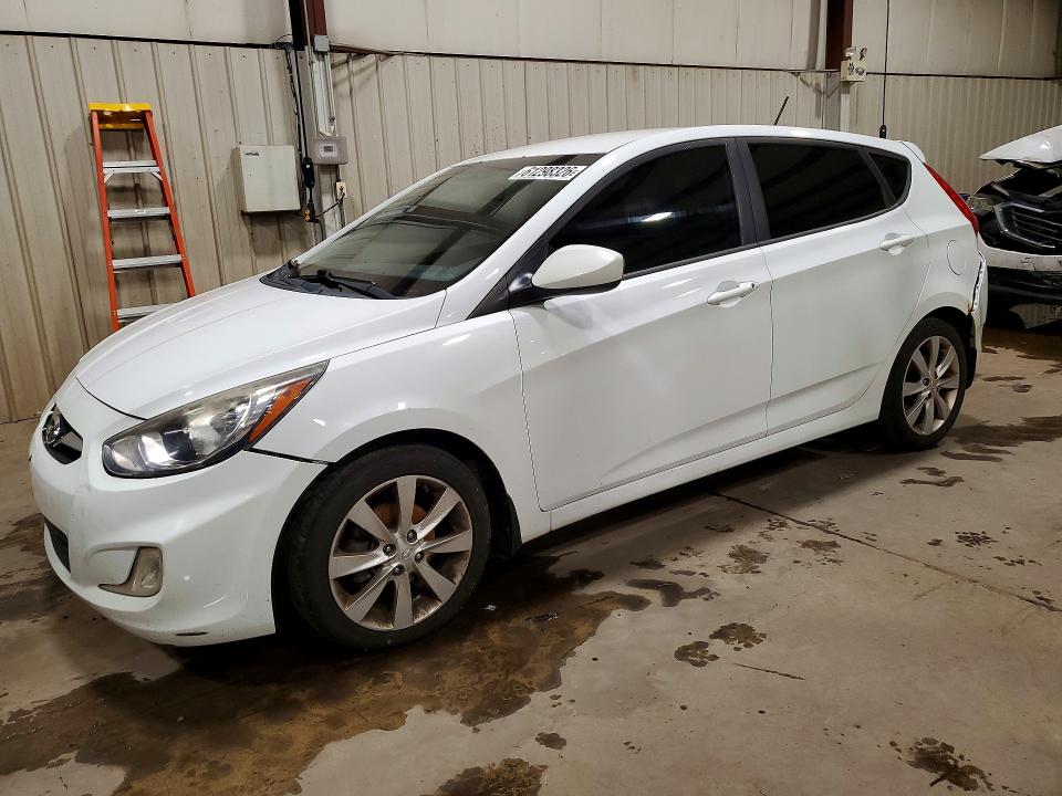 2012 Hyundai Accent VIN KMHCU5AEXCU037364 COPART salvage auction — FRONT END, Pa - Certificate Of Salvage, sold $400 on 2026-07-28 (photo 1)