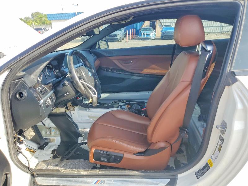 2014 BMW 6er VIN WBALY1C5XEDZ73323 COPART salvage auction — WATER/FLOOD, Tx - Salvage Title-Flood Damage, sold $1,150 on 2026-07-30 (photo 7)