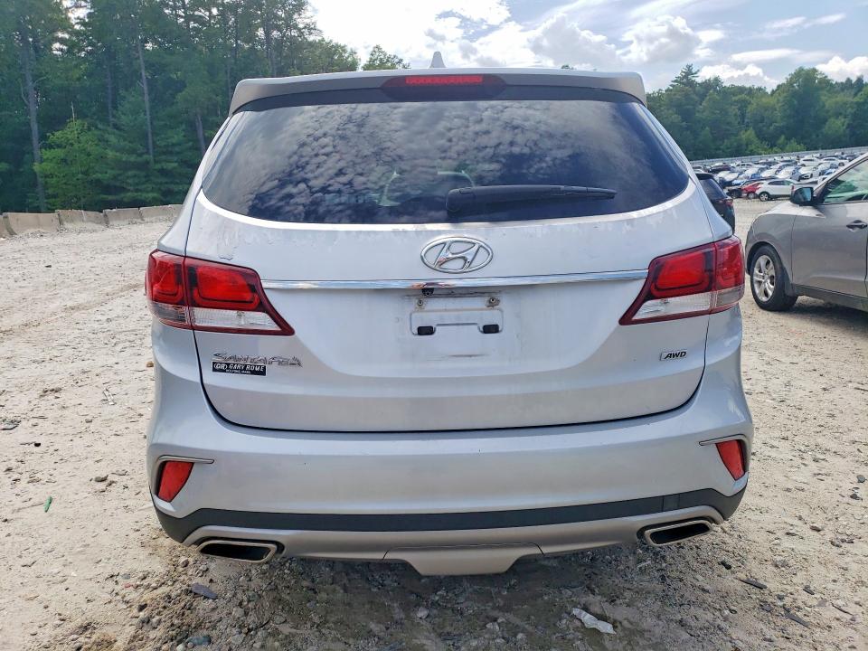 2017 Hyundai Santa fe VIN KM8SMDHF4HU223638 COPART salvage auction — MECHANICAL, Salvage Title, sold $1,950 on 2026-07-21 (photo 6)