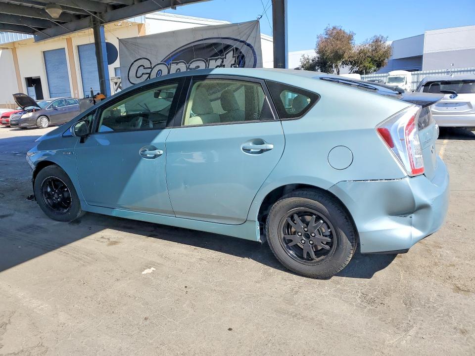 2015 Toyota Prius VIN JTDKN3DU3F1989794 COPART salvage auction — VANDALISM, Ca - Salvage Certificate, sold $1,050 on 2026-07-28 (photo 2)