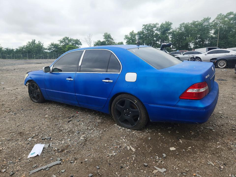 2005 Lexus Ls VIN JTHBN36F555023760 COPART salvage auction — FRONT END, Md - Cert Of Salvage > 75% Damage, sold $900 on 2026-07-16 (photo 2)