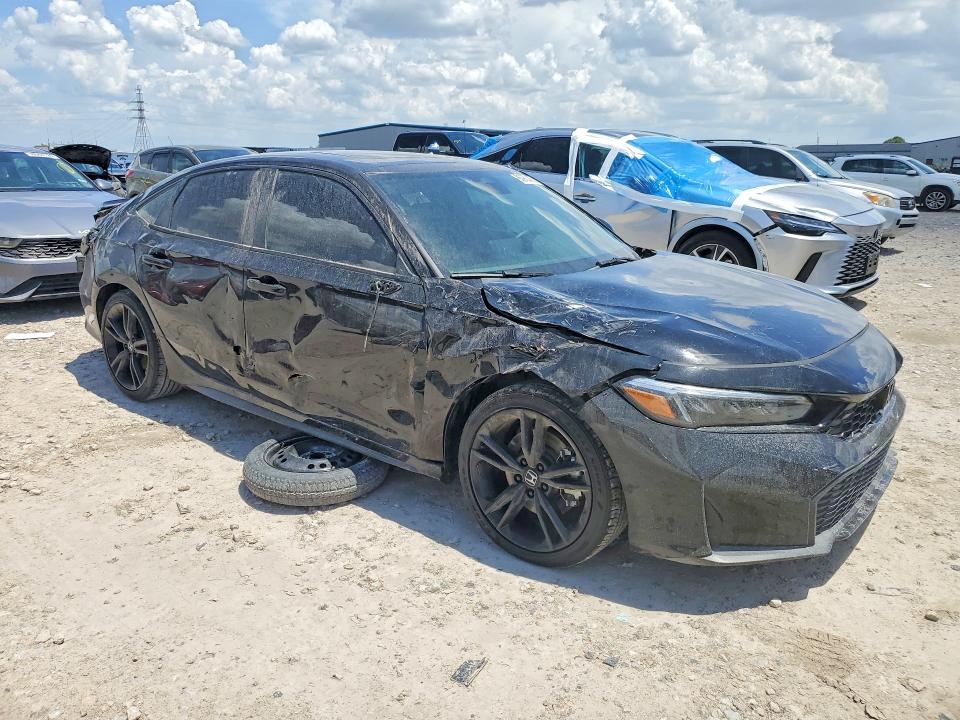 2026 Honda Civic VIN 2HGFE1E59TH471765 COPART salvage auction — WATER/FLOOD, Tx - Salvage Title-Flood Damage, sold $12,100 on 2026-07-28 (photo 4)