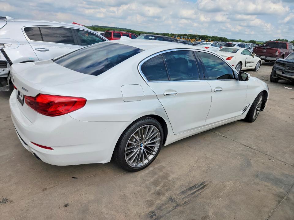 2018 BMW 5er VIN WBAJA5C55JG899675 COPART salvage auction — FRONT END, Tx - Certificate Of Title (P), sold $7,100 on 2026-07-30 (photo 3)