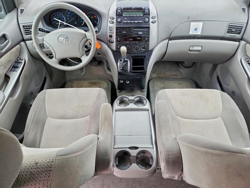 2008 Toyota Sienna VIN 5TDZK23C98S099655 COPART salvage auction — REAR END, Md - Cert Of Salvage > 75% Damage, sold $500 on 2026-07-30 (photo 8)