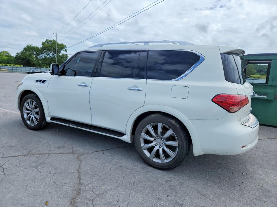 2012 Infiniti Qx56 VIN JN8AZ2NC5C9317804 COPART salvage auction — MINOR DENT/SCRATCHES, Tn - Certificate Of Title (P), sold $850 on 2026-07-27 (photo 2)