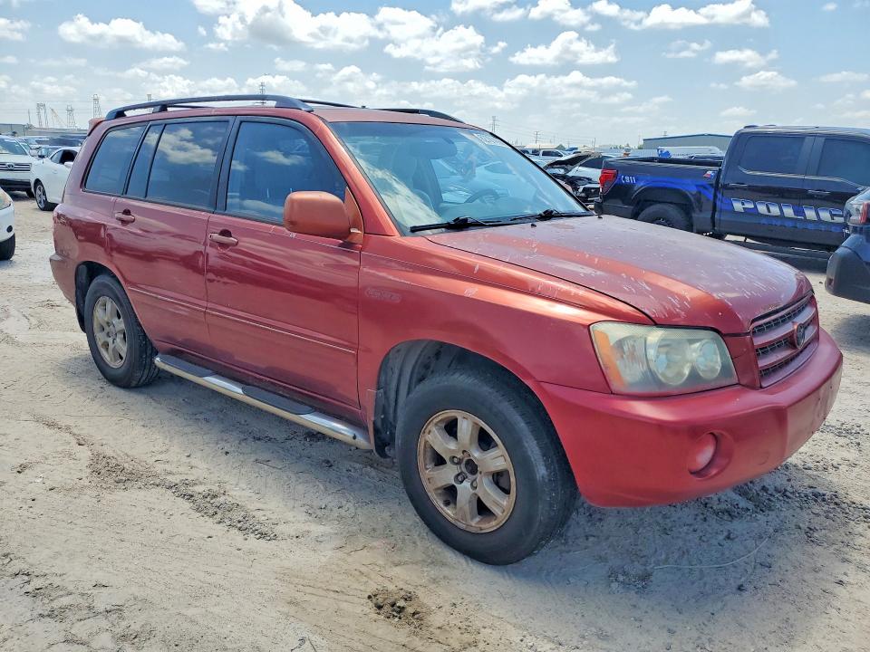 2001 Toyota Highlander VIN JTEGF21A210012292 COPART salvage auction — NORMAL WEAR, Tx - Certificate Of Title, sold $150 on 2026-07-31 (photo 4)