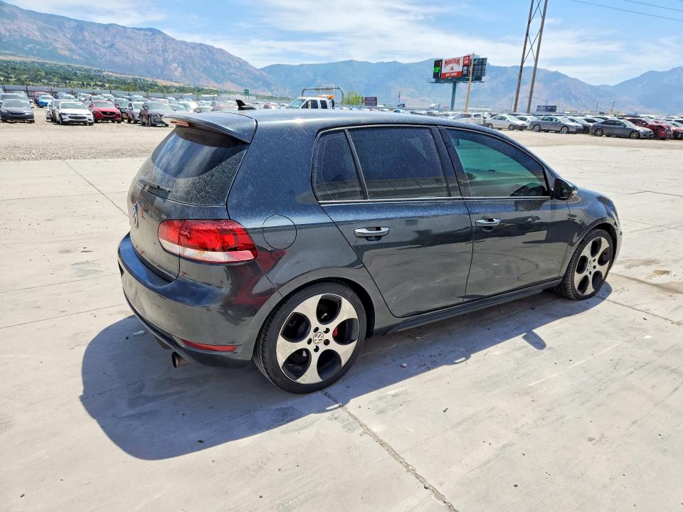 2012 Volkswagen Gti VIN WVWHD7AJ6CW145665 COPART salvage auction — MECHANICAL, Oh - Certificate Of Title, sold $975 on 2026-07-13 (photo 3)