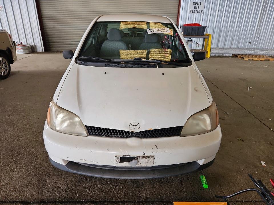 2000 Toyota Echo VIN JTDAT123XY0039991 COPART salvage auction — FRONT END, CA - DIS/DLR/EXP APP FOR DUP CLEAN, sold $225 on 2026-07-09 (photo 5)