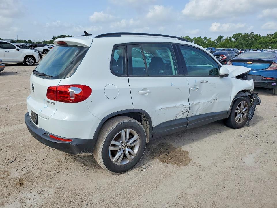 2015 Volkswagen Tiguan VIN WVGAV7AX2FW518896 COPART salvage auction — FRONT END, Tx - Bonded Title - Salvage, sold $550 on 2026-07-31 (photo 3)