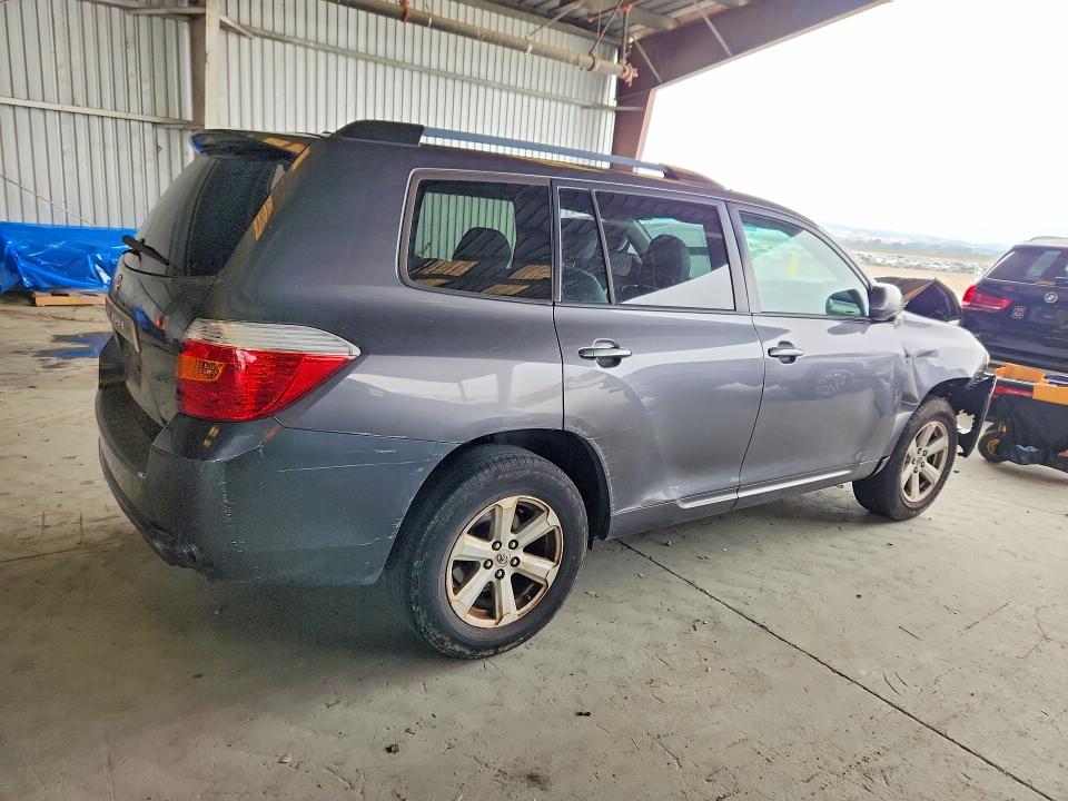 2010 Toyota Highlander VIN 5TDKK3EH9AS008793 COPART salvage auction — FRONT END, Ca - Salvage Certificate, sold $70 on 2026-07-30 (photo 3)