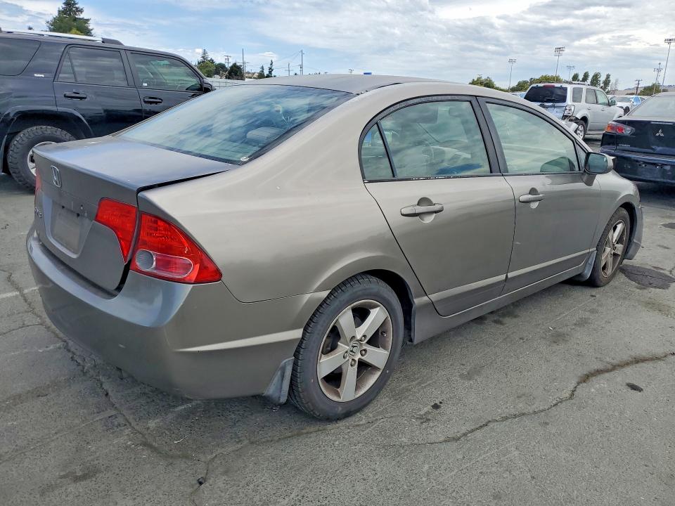 2006 Honda Civic VIN JHMFA16836S007062 COPART salvage auction — FRONT END, CA - SALVAGE CERTIFICATE, sold $500 on 2026-07-31 (photo 3)