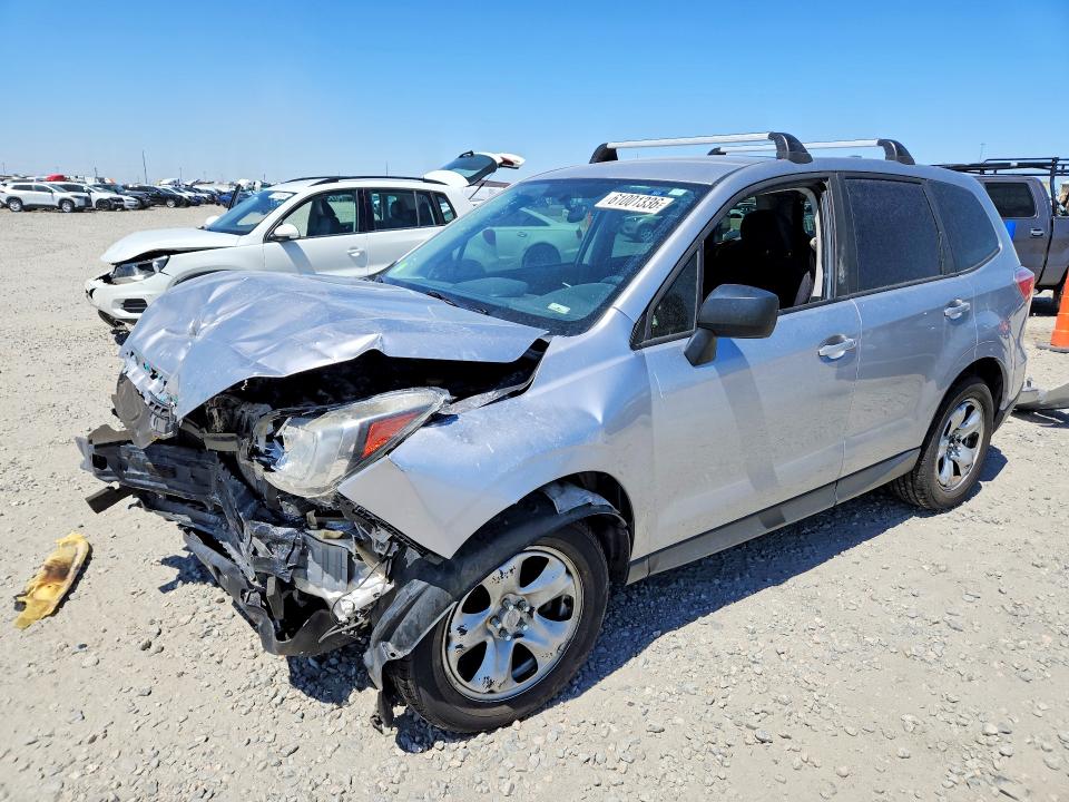 2018 Subaru Forester VIN JF2SJAAC9JH519850 COPART salvage auction — FRONT END, Co - Public - Salvage Title, sold $800 on 2026-07-23 (photo 1)