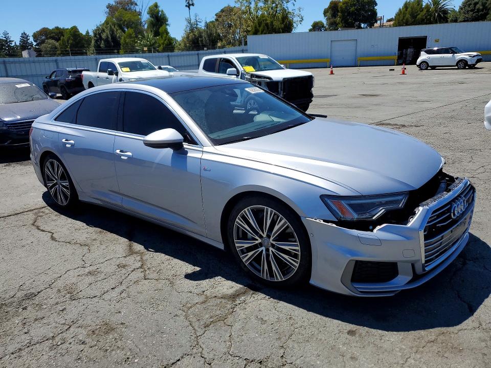 2019 Audi A6 VIN WAUL2AF28KN054493 COPART salvage auction — FRONT END, Ca - Salvage Certificate, sold $10,700 on 2026-07-31 (photo 4)