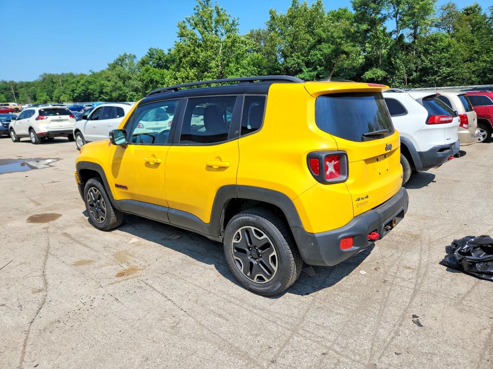 2017 Jeep Renegade VIN ZACCJBCB9HPE54546 COPART salvage auction — FRONT END, PA - CERTIFICATE OF SALVAGE, sold $100 on 2026-07-30 (photo 2)