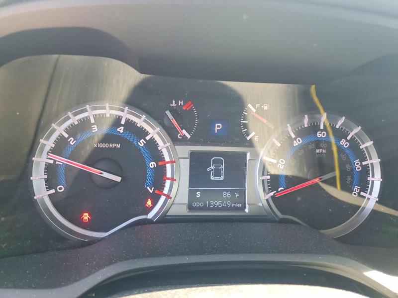 2014 Toyota 4runner VIN JTEBU5JR1E5177427 COPART salvage auction — WATER/FLOOD, Pa - Cert Of Salvage-W=Flood Veh, sold $2,600 on 2026-07-29 (photo 9)
